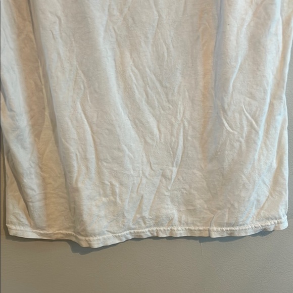 Hollister White and Red Short Sleeve Tees with Bold Text - Picture 4 of 6